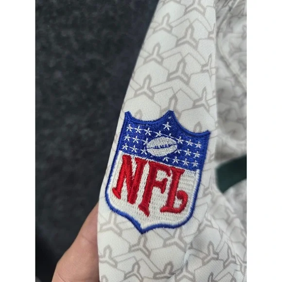 Reebok NFL New York Jets All Over Print Zip Up Hoodie Jacket Men's L G - Picture 7 of 11